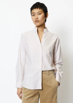 Marc O'Polo Striped Stand-up Collar Blouse Regular Made From Oxford Fabric 12 Marc O'Polo Striped Stand-up Collar Blouse Regular Made From Oxford Fabric -Schlichte Eleganz 02ef4fd86f583729feadb1097c5f998b scaled