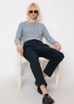 Marc O'Polo Long-sleeve Top Made Of Organic Cotton Fabric