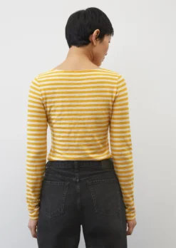 Marc O'Polo Striped Longsleeve Regular In Organic Cotton Slub Jersey -Schlichte Eleganz 042d7f9b77e710e6d6be09d6349d079c scaled