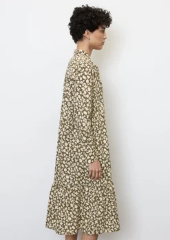 Marc O'Polo Voluminous Dress With Gathered Details Made Of An Organic Cotton/lyocell Blend -Schlichte Eleganz 061063cfb731a2e168b445fe8f121dbc scaled