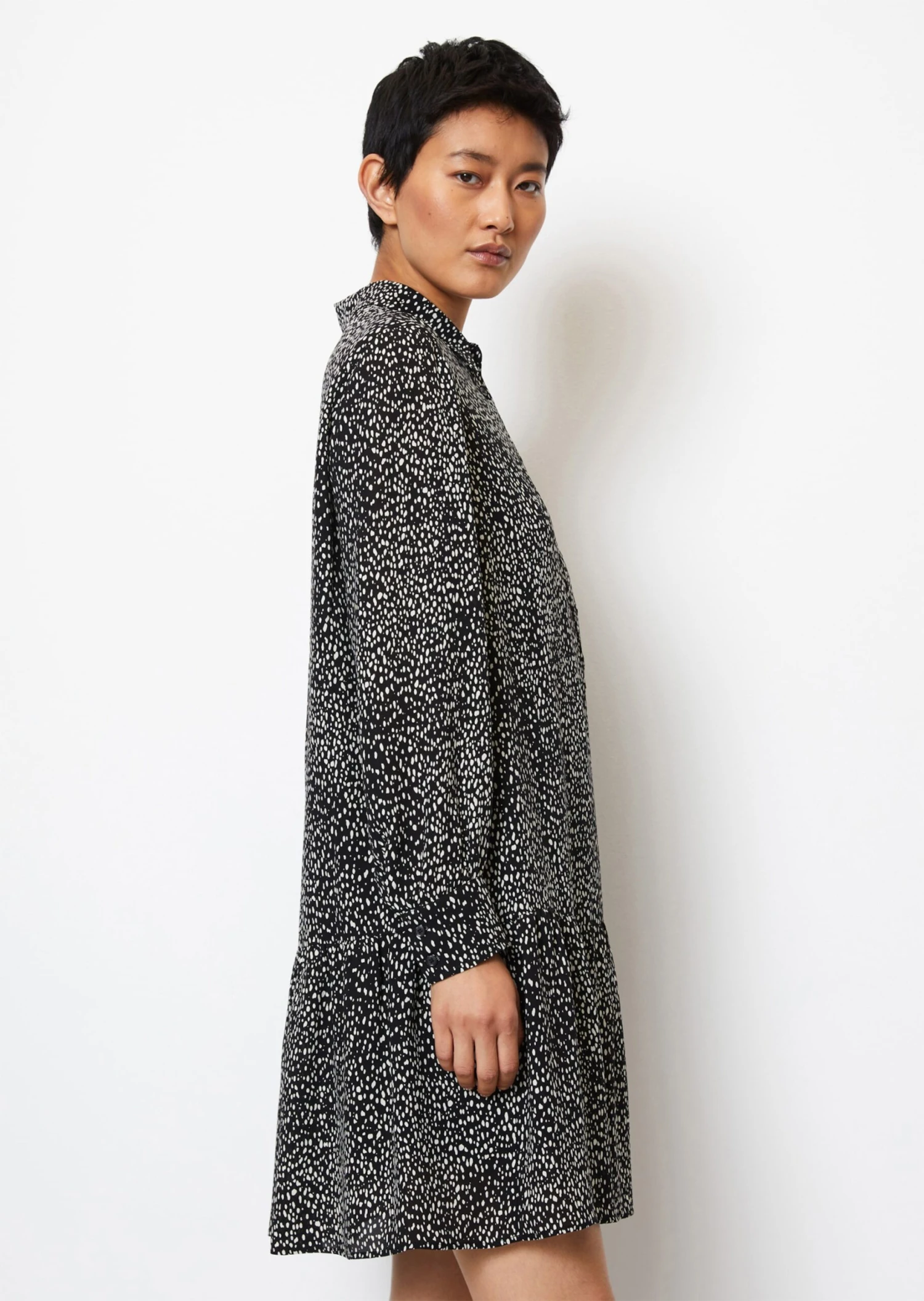 Marc O'Polo A-line Dress In A Cupro/viscose Blend 6 Marc O'Polo A-line Dress In A Cupro/viscose Blend – Bild 6