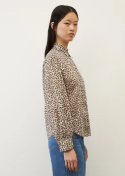 Marc O'Polo All-over Print Blouse, Straight Fit Made From Organic Cotton Voile -Schlichte Eleganz 0a7cf02f68e42ff7a100ab321b87f2ab scaled