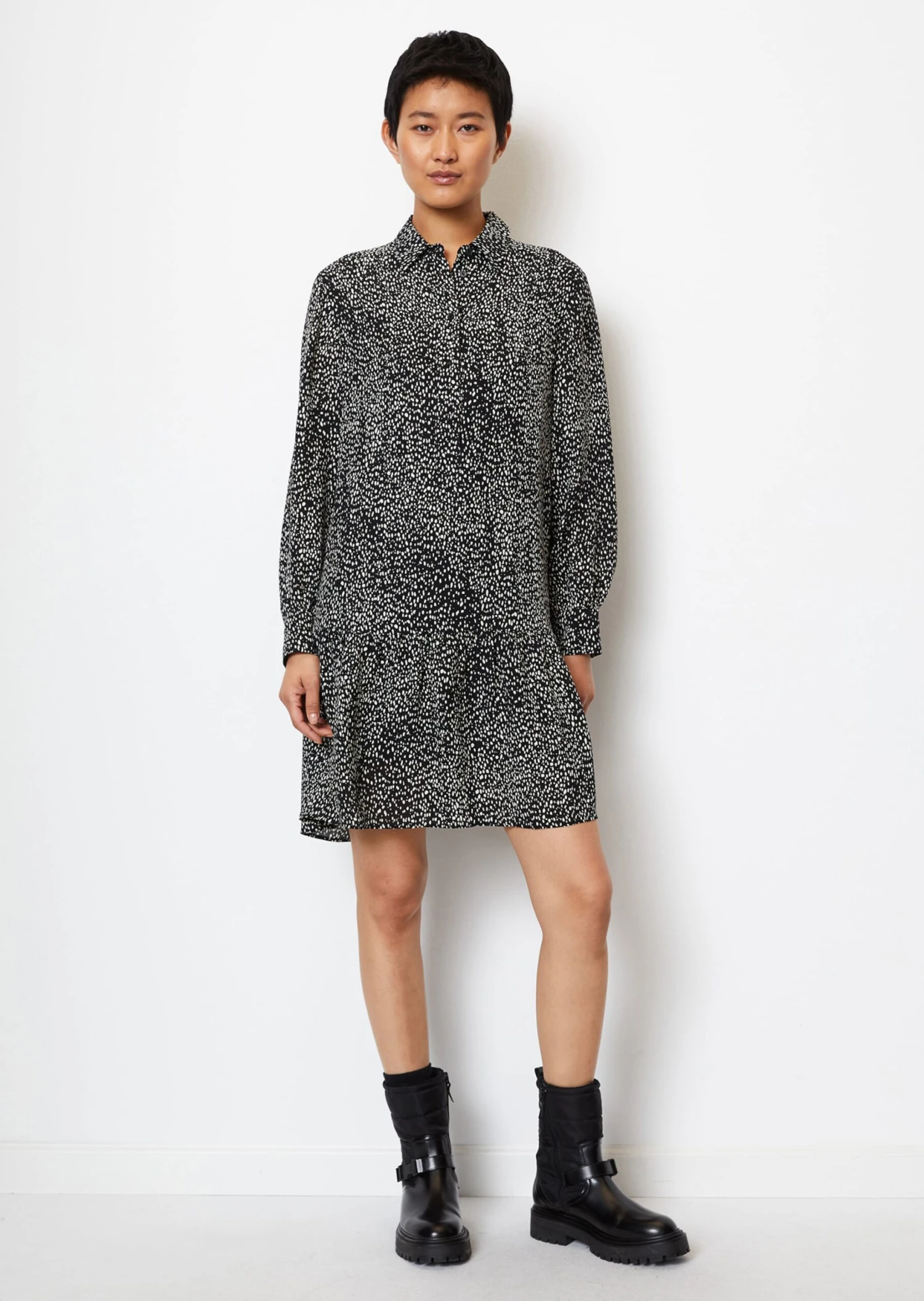 Marc O'Polo A-line Dress In A Cupro/viscose Blend 2 Marc O'Polo A-line Dress In A Cupro/viscose Blend – Bild 2