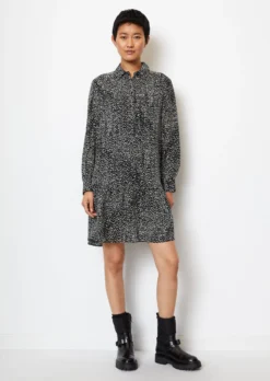 Marc O'Polo A-line Dress In A Cupro/viscose Blend