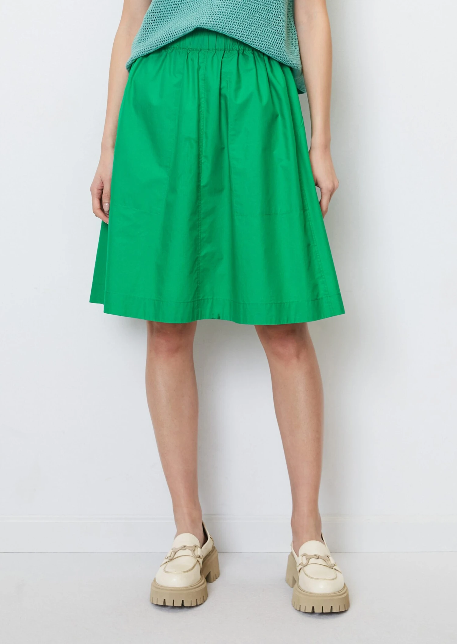 Marc O'Polo A-line Skirt With An Elasticated Waist In An Organic Cotton/lyocell Blend 4 Marc O'Polo A-line Skirt With An Elasticated Waist In An Organic Cotton/lyocell Blend – Bild 4