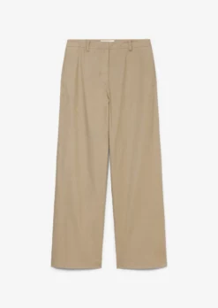 Marc O'Polo Wide-leg Trousers In A Stretchy Blend Of Organic Cotton And Hemp -Schlichte Eleganz 0faece35e801672a33804e321c34840f scaled
