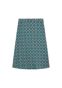 Marc O'Polo Calf Length A Shape Skirt From Printed Viscose Twill -Schlichte Eleganz 1058474e179867cb6f6d95c97832a4e7 scaled