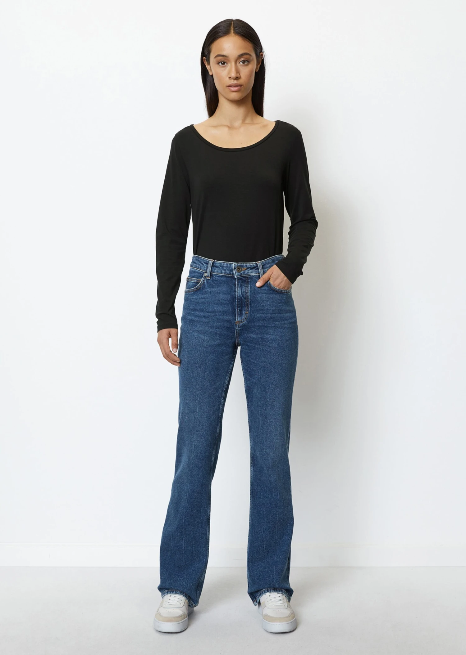 Marc O'Polo Jeans Model KIRUNA Flared With A High Waist 1 Marc O'Polo Jeans Model KIRUNA Flared With A High Waist