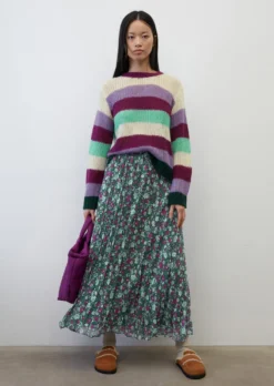 Marc O'Polo Pleated Skirt Made Of Recycled Fabric