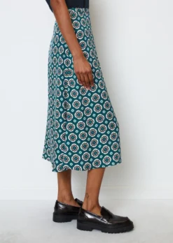 Marc O'Polo Calf Length A Shape Skirt From Printed Viscose Twill -Schlichte Eleganz 13ceeb7957908d786a930708afe03c2a scaled