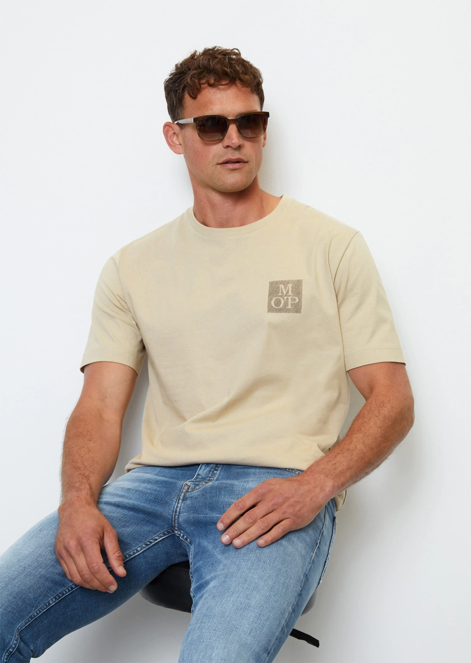 Marc O'Polo Organic Cotton T-shirt In A Regular Fit Made Of Soft Organic Cotton 1 Marc O'Polo Organic Cotton T-shirt In A Regular Fit Made Of Soft Organic Cotton