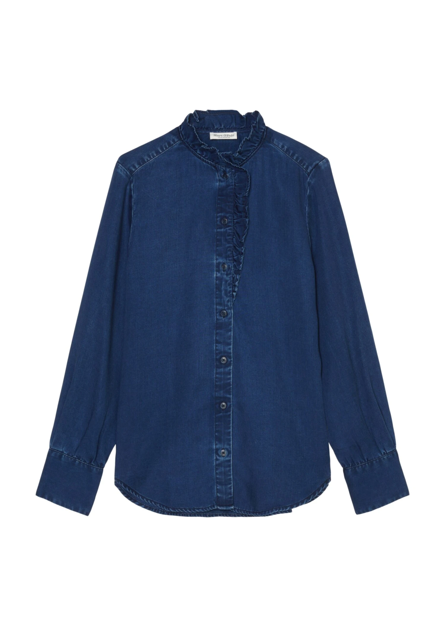 Marc O'Polo Jeans Ruffle Blouse Regular Made From TENCEL™ Lyocell 8 Marc O'Polo Jeans Ruffle Blouse Regular Made From TENCEL™ Lyocell – Bild 8