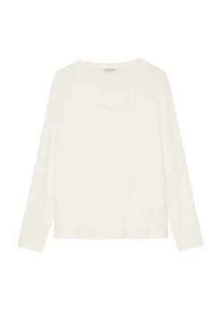 Marc O'Polo Elegant Jersey Long Sleeve Top In A Relaxed Fit From LENZING™ ECOVERO™ -Schlichte Eleganz 14d36d0043c947855b21d9ac23a65561 scaled