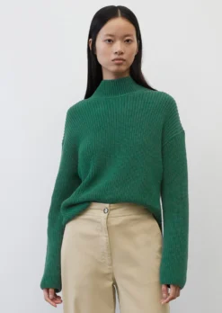 Marc O'Polo Wide Ankle-length Trousers Made Of Brushed Twill -Schlichte Eleganz 155c10ccbe098adf016f043a9283d74c scaled