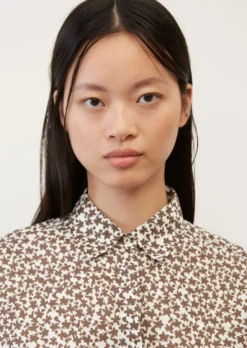 Marc O'Polo All-over Print Blouse, Straight Fit Made From Organic Cotton Voile -Schlichte Eleganz 161e06e50754b99339acc9edfc2524ee scaled