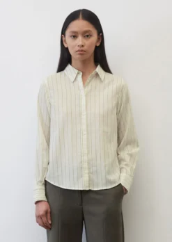 Marc O'Polo Striped Blouse In A Slim Fit Made Of A Soft Organic Cotton Twill -Schlichte Eleganz 1654c7518b46794a96f8e0a8b51e87d3 scaled