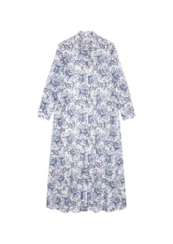 Marc O'Polo Patterned Maxi Blouse Dress Made Of Crisp Cotton Voile -Schlichte Eleganz 165aa70bad9a423089205a7dbe99348f scaled