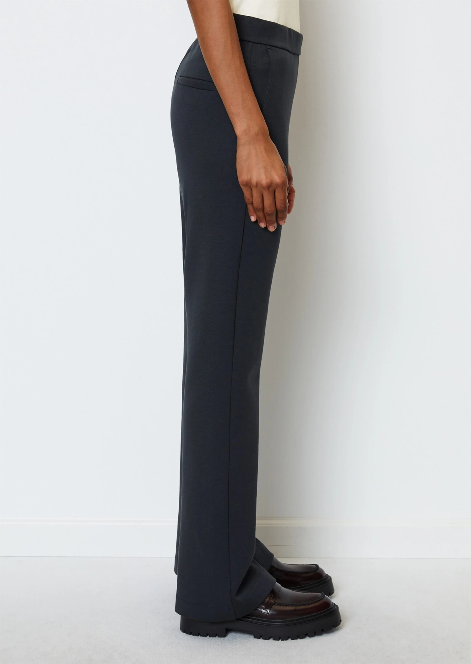 Marc O'Polo Jersey Pants With Slit Hem Regular Made Of Interlock Fabric 6 Marc O'Polo Jersey Pants With Slit Hem Regular Made Of Interlock Fabric – Bild 6