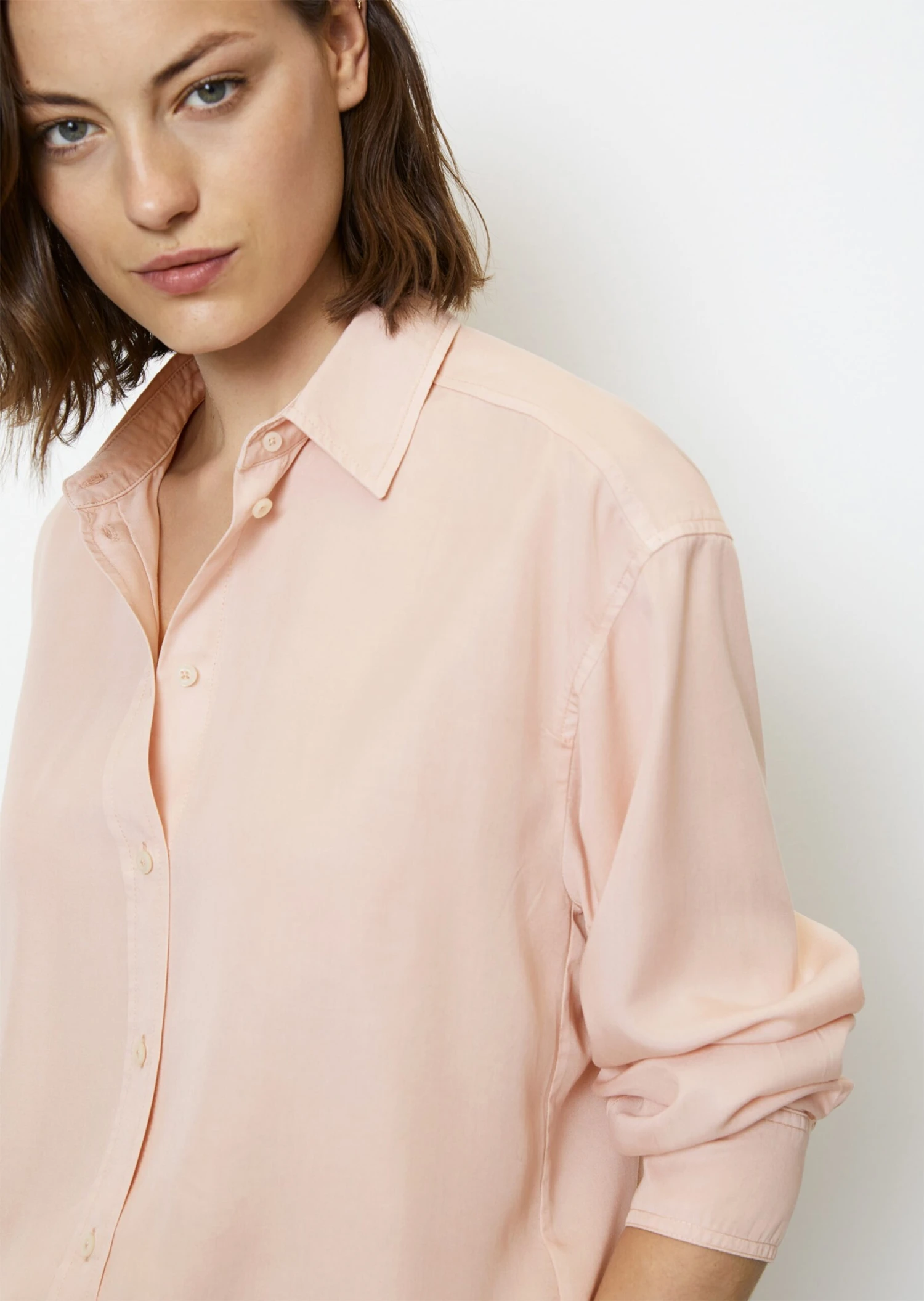 Marc O'Polo Boyfriend Blouse Relaxed Made Of Tencel™ Lyocell 5 Marc O'Polo Boyfriend Blouse Relaxed Made Of Tencel™ Lyocell – Bild 5