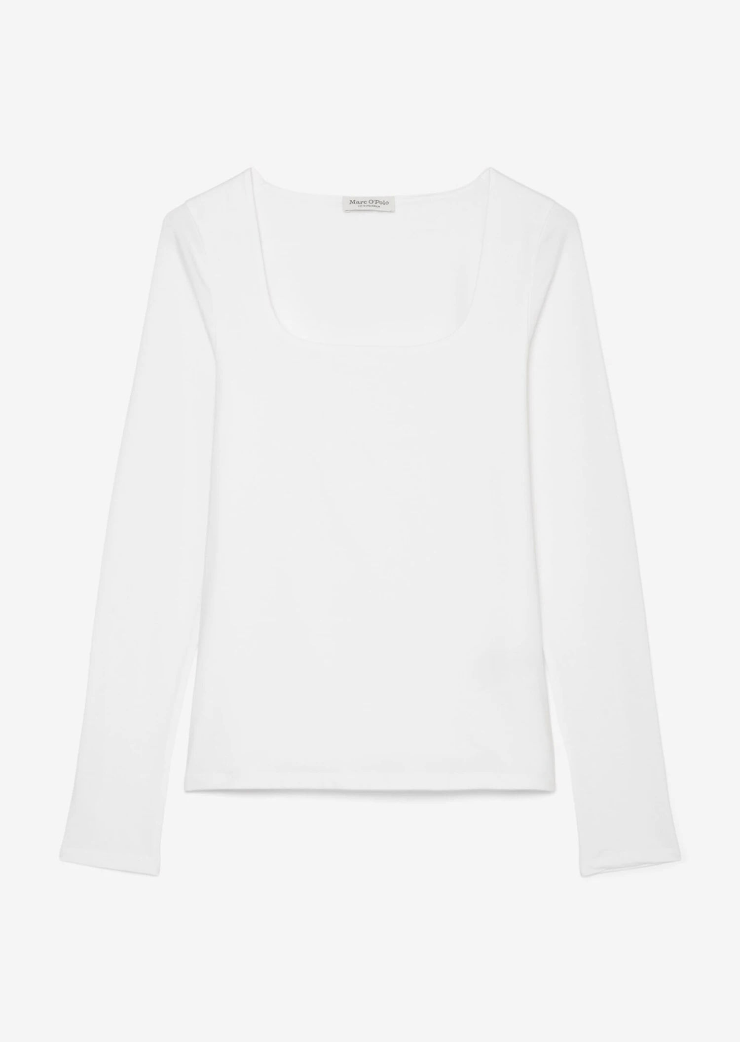 Marc O'Polo Long Sleeve Top In A Regular Fit With A Square Neckline Made Of Stretch Jersey 7 Marc O'Polo Long Sleeve Top In A Regular Fit With A Square Neckline Made Of Stretch Jersey – Bild 7