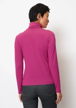 Marc O'Polo Long Sleeve Polo Neck Top, Regular Fit With TENCEL™ Modal -Schlichte Eleganz 1b0e1dfb23bcc243eaca7d9281a0949f scaled