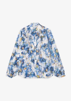 Marc O'Polo Wide Printed Blouse In A Cupro/viscose Blend -Schlichte Eleganz 1b0fe32bcfa821147a4037ba75181c90 scaled
