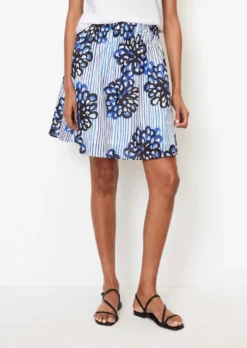 Marc O'Polo Short, Wide Skirt Made Of Cotton Voile Fabric -Schlichte Eleganz 1d6997bf1efcaa4216421b5f941a22cd scaled
