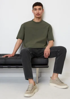 Marc O'Polo T-shirt Relaxed With A Decorative Dividing Seam