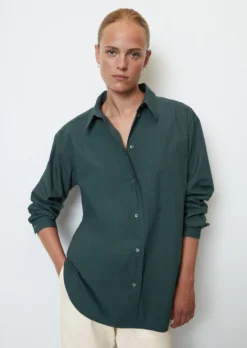 Marc O'Polo Boyfriend Shirt Blouse Oversize From Organic Cotton Poplin