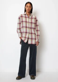 Marc O'Polo Flannel Blouse Relaxed With Soft Roughened Surface -Schlichte Eleganz 1d99797c8c7ba83771683c07a49ba58a scaled
