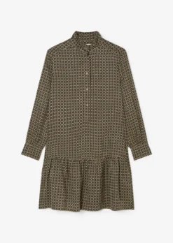 Marc O'Polo Short Printed Shirt Dress Made From Viscose Twill -Schlichte Eleganz 1fc5ced8c53092aa8466de0fd7a967b3 scaled