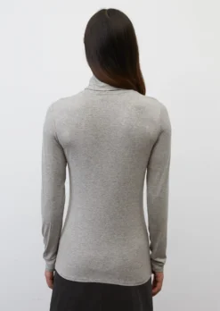 Marc O'Polo Long Sleeve Polo Neck Top, Regular Fit From LENZING™ ECOVERO™ -Schlichte Eleganz 2069cd1b21749c43b61b10b5b3a3c9a9 scaled