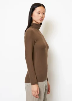 Marc O'Polo Turtleneck Longsleeve From Soft Ribbed Jersey -Schlichte Eleganz 208f00920d6b8e2321eb545df43ec08d scaled