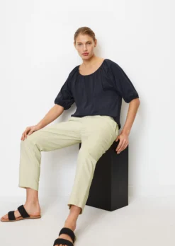 Marc O'Polo Feminine T-shirt In A Loose Fit Made Of Flowing Modal Blend Jersey