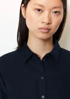 Marc O'Polo Fine Corduroy Long Sleeve Blouse Regular In An Organic Cotton/lyocell Blend -Schlichte Eleganz 21ab663494b8f0a3279ab9194717b93d scaled