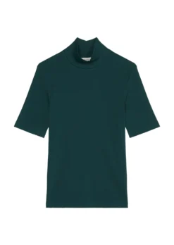 Marc O'Polo Ribbed Jersey T-shirt With High Stand-up Collar Made Of Organic Stretch Cotton Fabric 16 Marc O'Polo Ribbed Jersey T-shirt With High Stand-up Collar Made Of Organic Stretch Cotton Fabric -Schlichte Eleganz 222deffecd8ca9dced31f6a4bdcf77f4 scaled