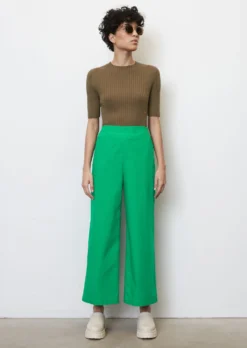 Marc O'Polo Lightweight Poplin Summer Trousers Made Of Pure Organic Cotton