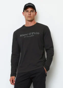 Marc O'Polo Logo Longsleeve Regular Made Of High-quality Organic Cotton -Schlichte Eleganz 2417910bcbac617ab857dae4acf9f484 scaled