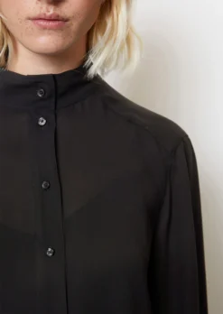 Marc O'Polo Short A-line Dress Loose In A Cupro/viscose Blend -Schlichte Eleganz 2442d4a7bf351adfba4ae964bfb031b2 scaled