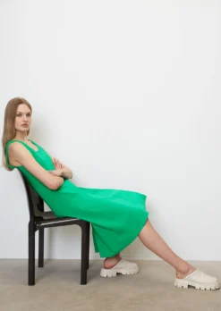 Marc O'Polo Sleeveless Jersey Dress Made Of Interlock Jersey