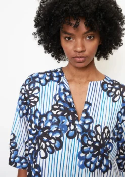 Marc O'Polo Print Beach Dress Made Of Crisp Cotton Voile -Schlichte Eleganz 27296f9cb243be13685eeca56c158af9 scaled