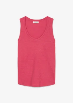 Marc O'Polo V-neck Top In A Regular Fit In Organic Cotton Slub Jersey -Schlichte Eleganz 279caf6545bf1b44fe7558930ee13762 scaled