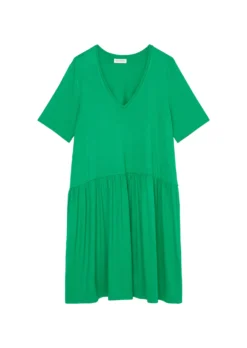 Marc O'Polo V-neck Jersey Dress Made Of Stretch Viscose Jersey -Schlichte Eleganz 285b1d25402bef6a04c82997f68e690d scaled