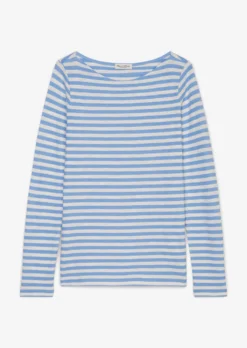 Marc O'Polo Striped Long Sleeve Top, Regular Fit Made Of Organic Cotton Fabric -Schlichte Eleganz 28f0b2ea1d630c2d8a94f012ce3892a7 scaled