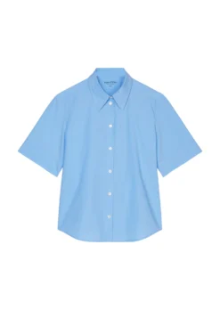 Marc O'Polo Short-sleeved Poplin Blouse In A Regular Fit Made Of Organic Cotton -Schlichte Eleganz 2afe0305b4de87e5528fbd22b1e171f9 scaled