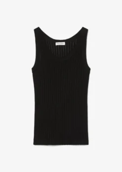 Marc O'Polo Pointelle Jersey Sleeveless Top Made From Pure Organic Cotton -Schlichte Eleganz 2b642fa42ba560a384ca85ae99fc6795 scaled