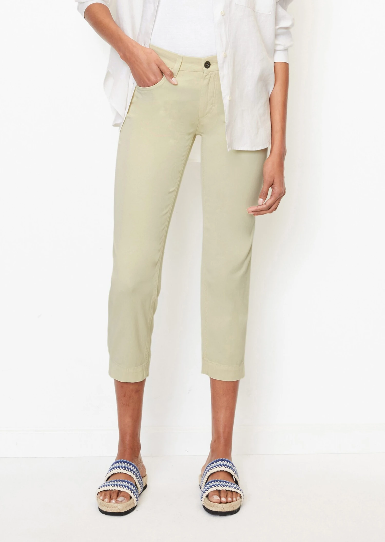 Marc O'Polo LULEA Trousers Slim 7/8 Made Of A Stretchy Lyocell And Organic Cotton Blend 4 Marc O'Polo LULEA Trousers Slim 7/8 Made Of A Stretchy Lyocell And Organic Cotton Blend – Bild 4