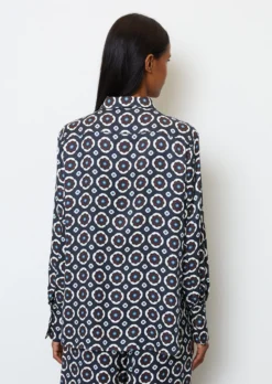 Marc O'Polo Long-sleeved Blouse With All-over Print From Recycled Vicose -Schlichte Eleganz 2c440f36d03a1a7782a076a263fb2ad8 scaled