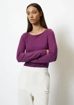 Marc O'Polo Longsleeve Regular Made Of Slub Jersey