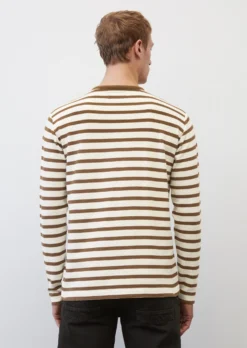 Marc O'Polo Striped Long Sleeve Top In A Regular Fit Made From Pure Organic Cotton -Schlichte Eleganz 2cec5ef63edb641a92fa6acee8617fb5 scaled
